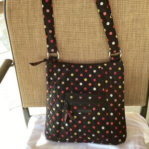 Vera Bradley Quilted Polka Dot Crossbody Bag